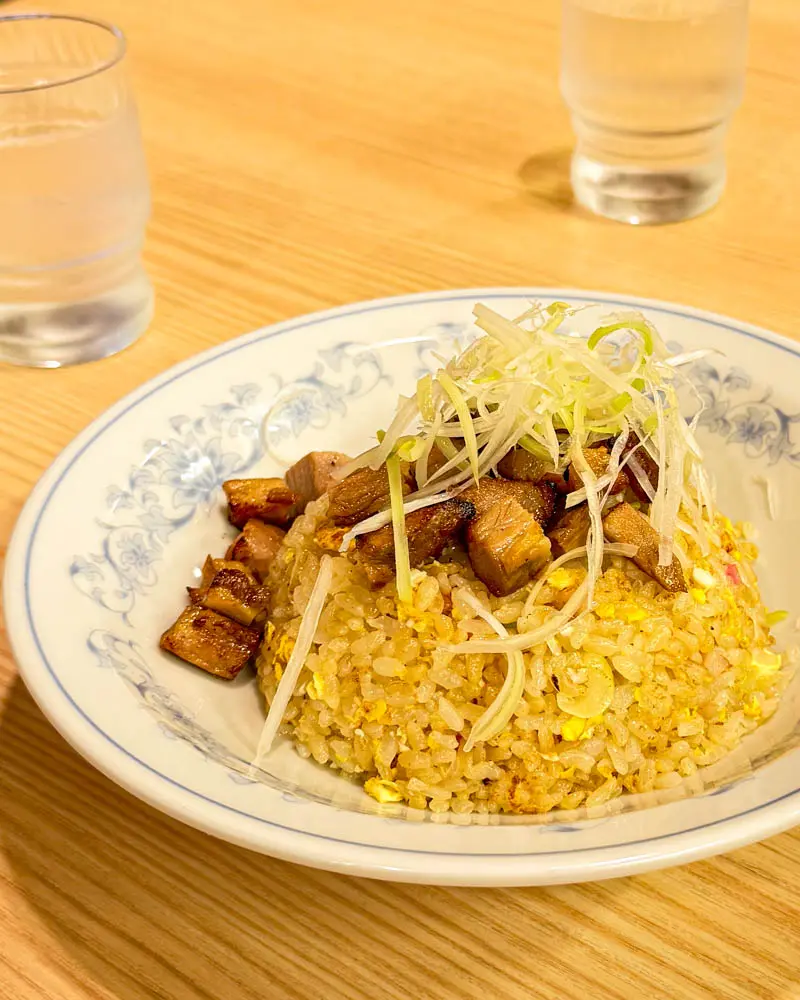 ぎょうざの満州 坂戸にっさい店の焼豚炒飯【埼玉・坂戸】